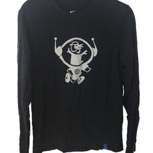 Nike Long Sleeve Black T-Shirt  Inter Milano Football Men's Small